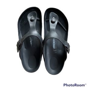 Birkenstock Black Gizeh Essential Shoes